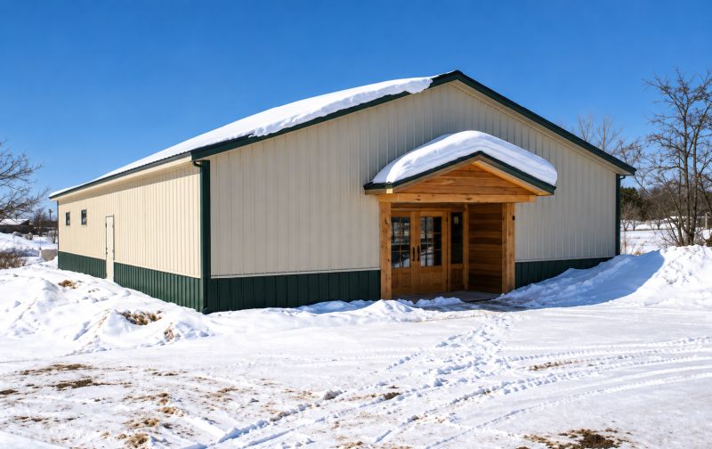 Secor post frame building engineering snow load requirements Central NY