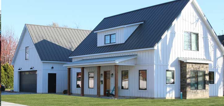 standing seam concealed fastener metal roofing secor building materials wayne county ny