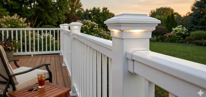 Color-Guard-Deck-Rail-Lighting Color Guard Rail Lighting Secor Lumber Savannah NY