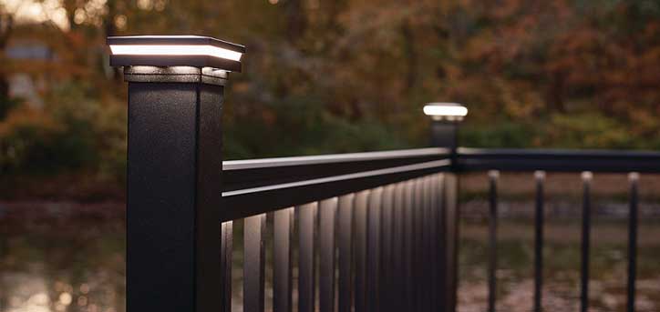 Moisture-Shield-Deck-Rail-Lighting Moisture Shield Deck Rail Lighting Secor Lumber Savannah NY