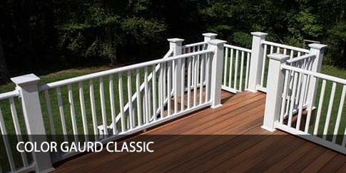 Color Guard Vinyl Traditional Railing