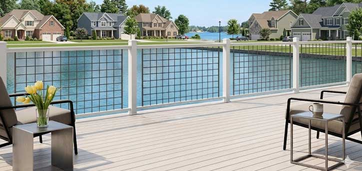 Mesh Inline Railing decking planning guide Secor Lumber Savannah NY