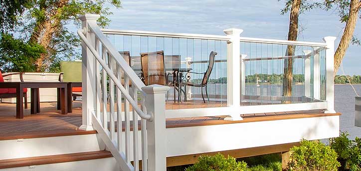 rdi-glass-inline-railing RDI Glass Inline Railing decking planning guide Secor Lumber Savannah NY