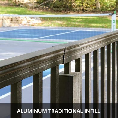Aluminum Traditional Infill Railing