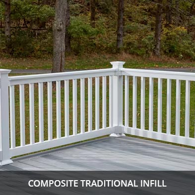Composite Traditional Infill Railing