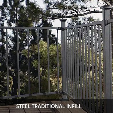 Steel Traditional Infill Railing