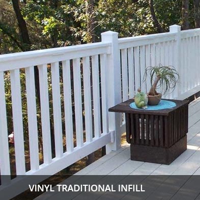 Vinyl Traditional Infill Railing