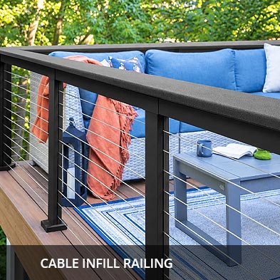 Cable Infill Deck Railing