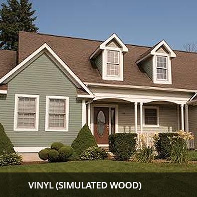 Vinyl Simulated Wood Siding