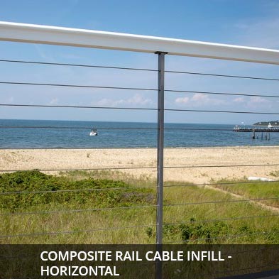 Composite Rail Cable Infill - Horizontal