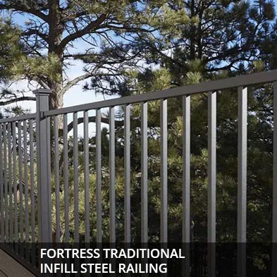 Fortress Traditional Infill Steel Railing