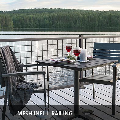 Mesh Infill Railing
