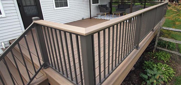 Keylink Chesapeake Aluminum Railing Secor Lumber Savannah NY